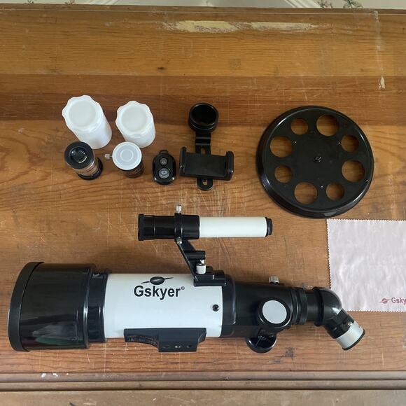 Gskyer Telescope, 70mm Aperture 400mm AZ Mount Astronomical Refracting Telescope - Picture 2 of 6